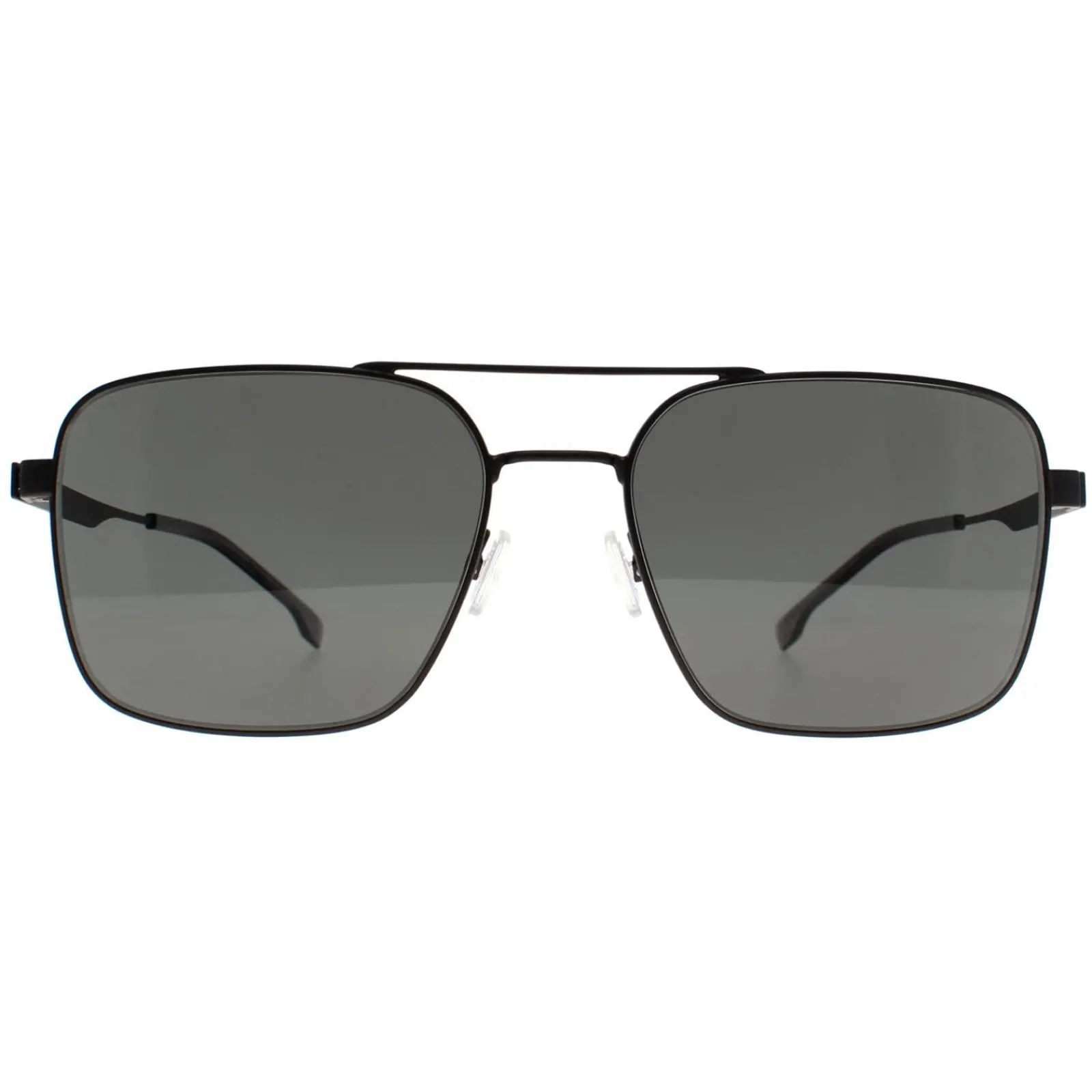 Hugo Boss Polarised|Square^Sunglasses BOSS 1695/S SVK M9 Matte Ruthenium Black Grey Pol