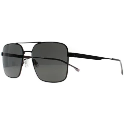 Hugo Boss Polarised|Square^Sunglasses BOSS 1695/S SVK M9 Matte Ruthenium Black Grey Pol