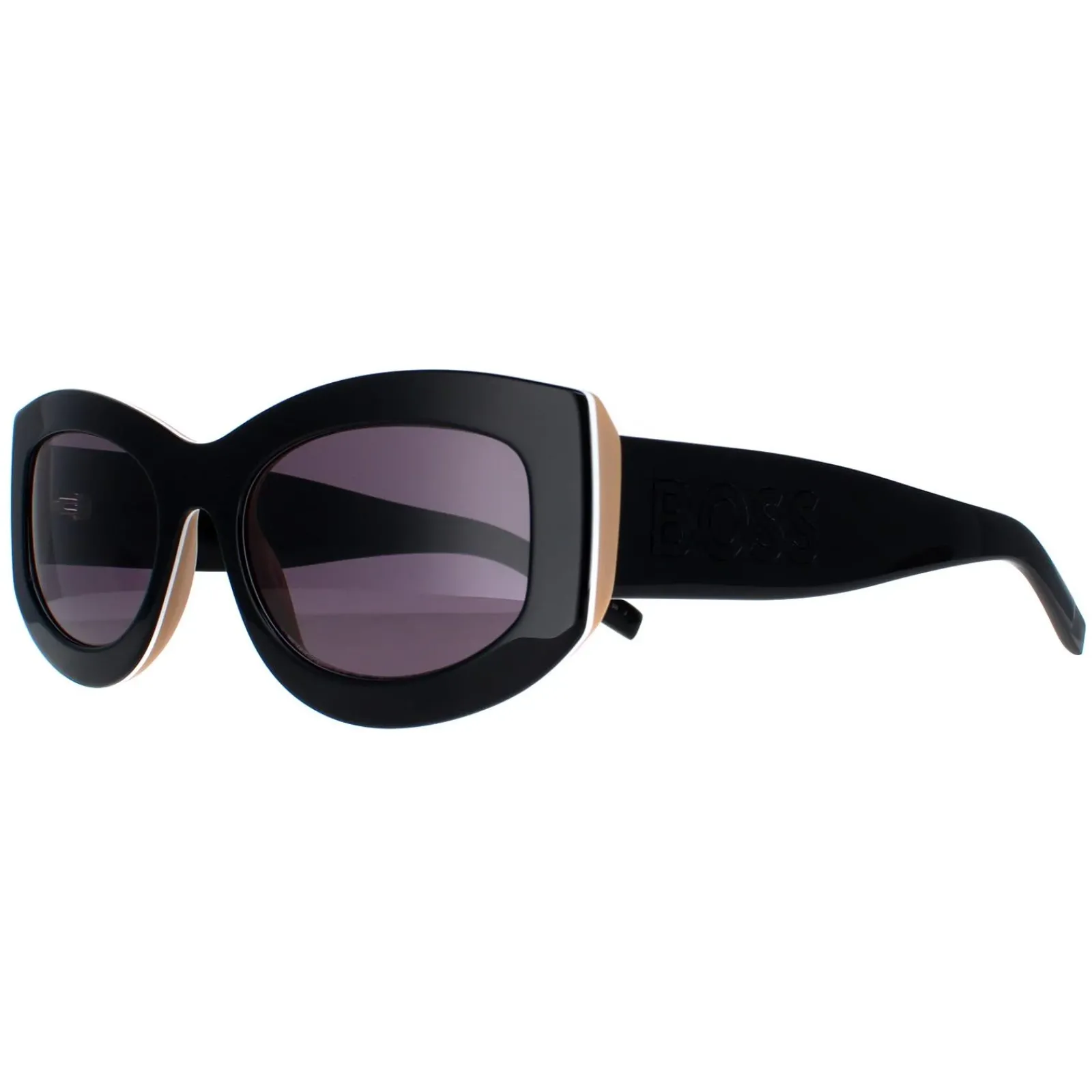 Hugo Boss Butterfly^Sunglasses BOSS 1455/N/S SDK IR Black Dark Grey