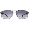 Hugo Boss Aviator|Hugo Boss^Sunglasses BOSS 1580/S V84 1L Ruthenium Blue Blue