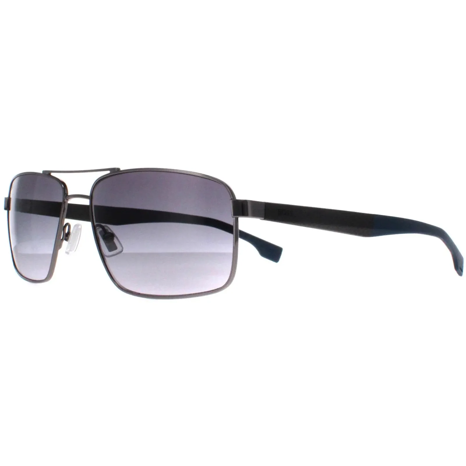 Hugo Boss Aviator|Hugo Boss^Sunglasses BOSS 1580/S V84 1L Ruthenium Blue Blue