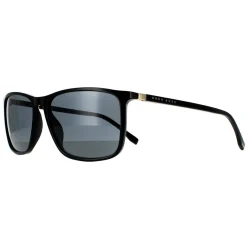 Hugo Boss Square|Hugo Boss^Sunglasses BOSS 0665/S/IT 2M2 IR Black Gold Grey