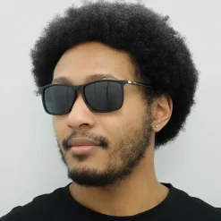 Hugo Boss Square|Hugo Boss^Sunglasses BOSS 0665/S/IT 2M2 IR Black Gold Grey