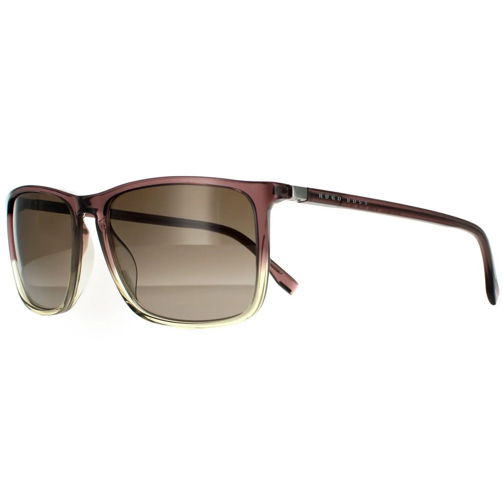 Hugo Boss Square|Hugo Boss^Sunglasses BOSS 0665/S/IT NUX HA Brown Grey Brown Gradient