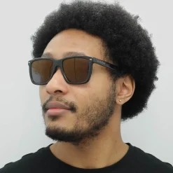 Hugo Boss Square|Hugo Boss^Sunglasses BOSS 1317/S 807 K1 Black Brown Gold Mirrored