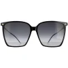 Hugo Boss Square^Sunglasses BOSS 1388/S 807 9O Black Dark Grey Gradient