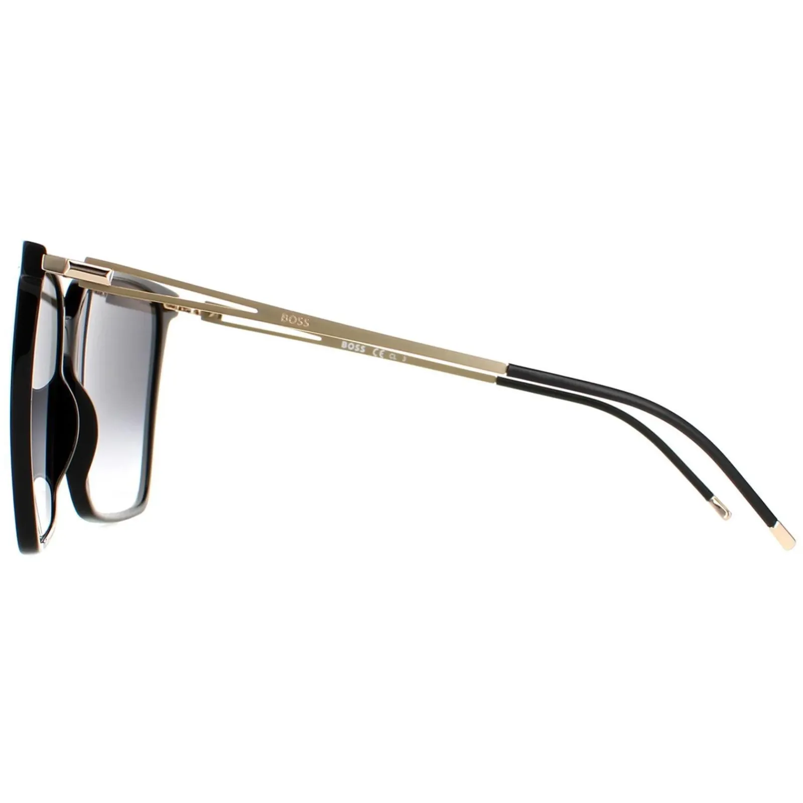 Hugo Boss Square^Sunglasses BOSS 1388/S 807 9O Black Dark Grey Gradient