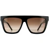 Hugo Boss Square^Sunglasses BOSS 1153/S 807 HA Shiny Black Brown Gradient