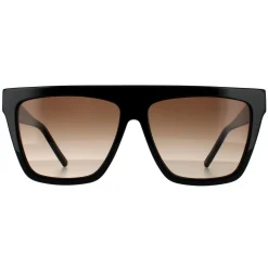 Hugo Boss Square^Sunglasses BOSS 1153/S 807 HA Shiny Black Brown Gradient