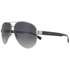 Hugo Boss Polarised|Rectangle^Sunglasses BOSS 1241/S R80 WJ Matte Dark Ruthenium Grey Grad