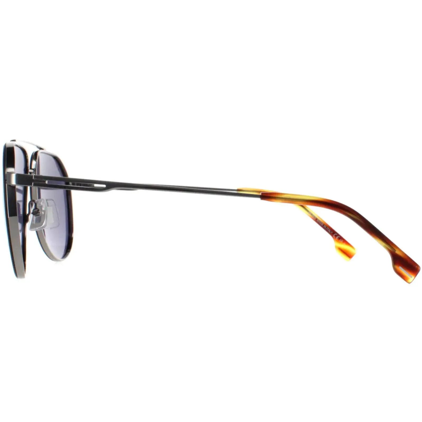 Hugo Boss Aviator|Hugo Boss^Sunglasses BOSS 1326/S 6C5 Ruthenium Brown Gold Mirror