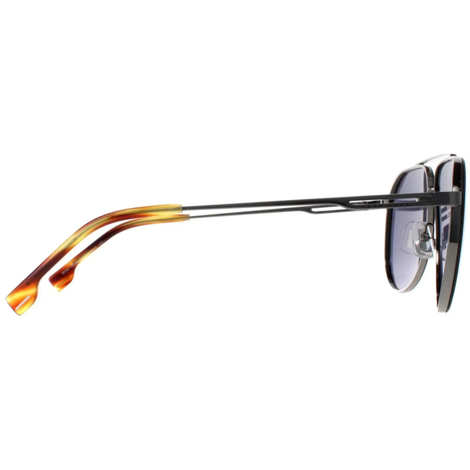 Hugo Boss Aviator|Hugo Boss^Sunglasses BOSS 1326/S 6C5 Ruthenium Brown Gold Mirror