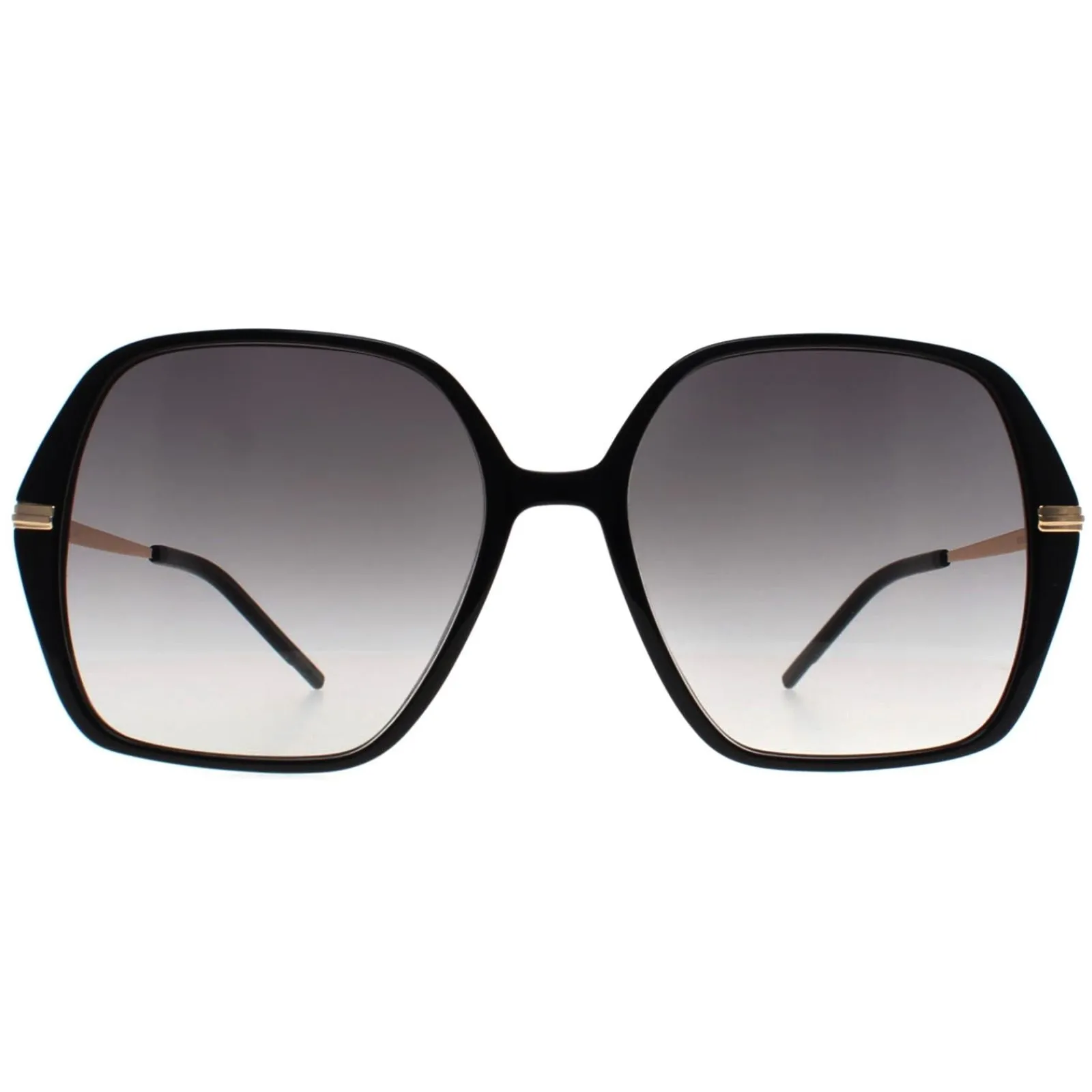 Hugo Boss Square^Sunglasses BOSS 1660/S 2M2 9O Black Gold Grey Gradient