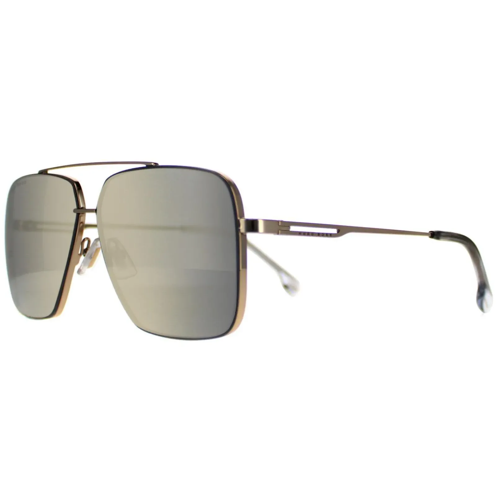 Hugo Boss Aviator|Hugo Boss^Sunglasses BOSS 1325/S J5G UE Gold Grey Ivory Mirror