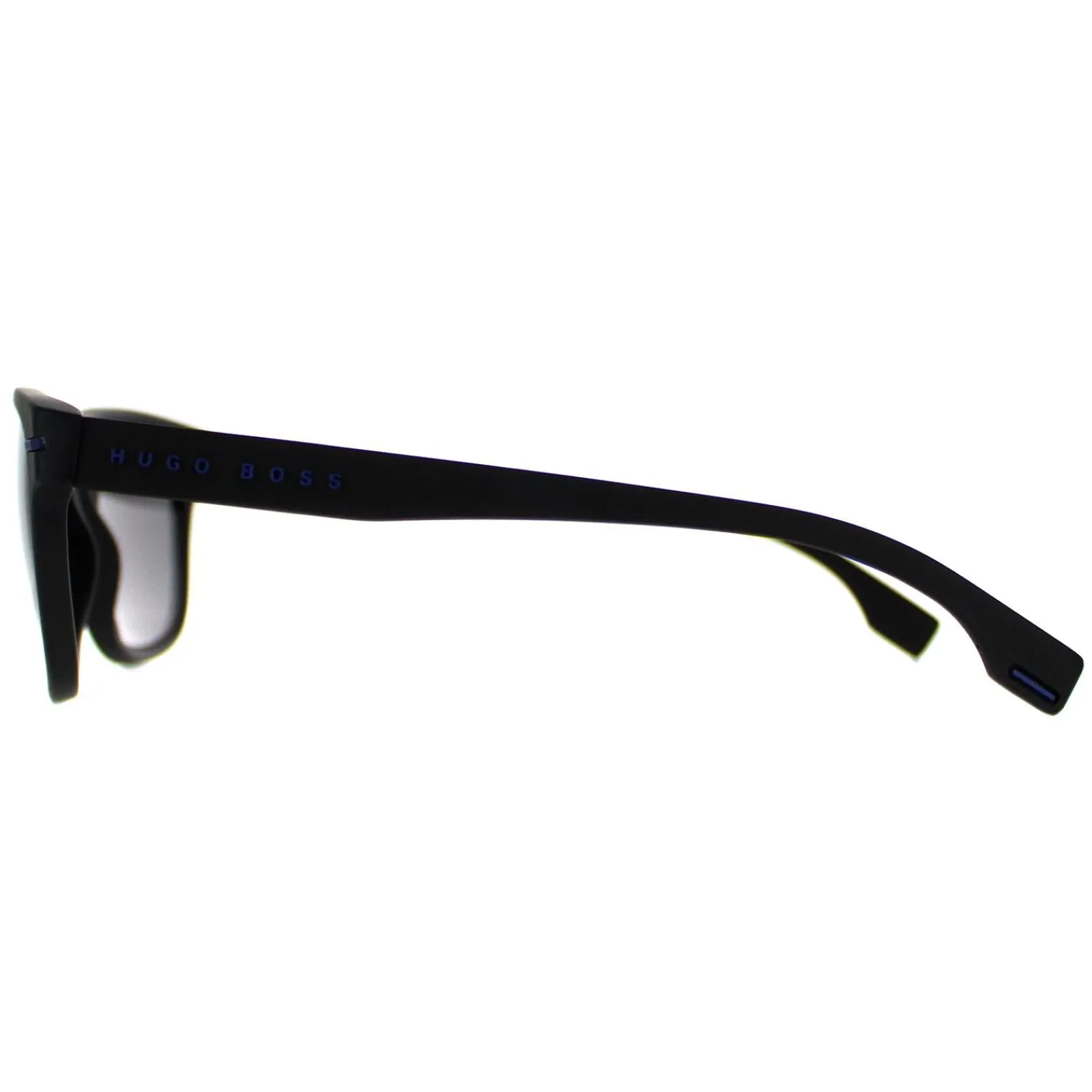 Hugo Boss Polarised|Rectangle^Sunglasses BOSS 1322/S 0VK M9 Matte Black Blue Grey Polarize