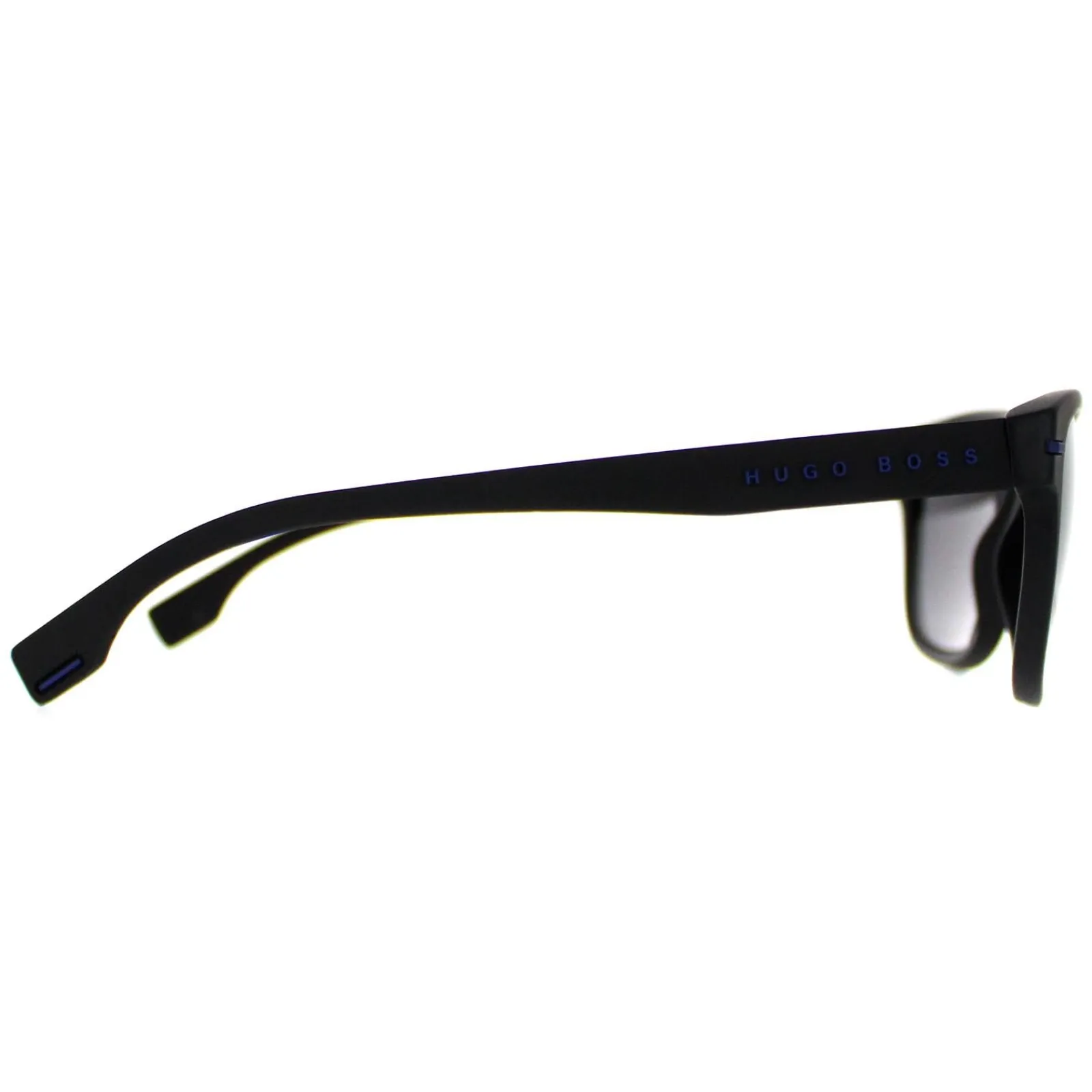 Hugo Boss Polarised|Rectangle^Sunglasses BOSS 1322/S 0VK M9 Matte Black Blue Grey Polarize