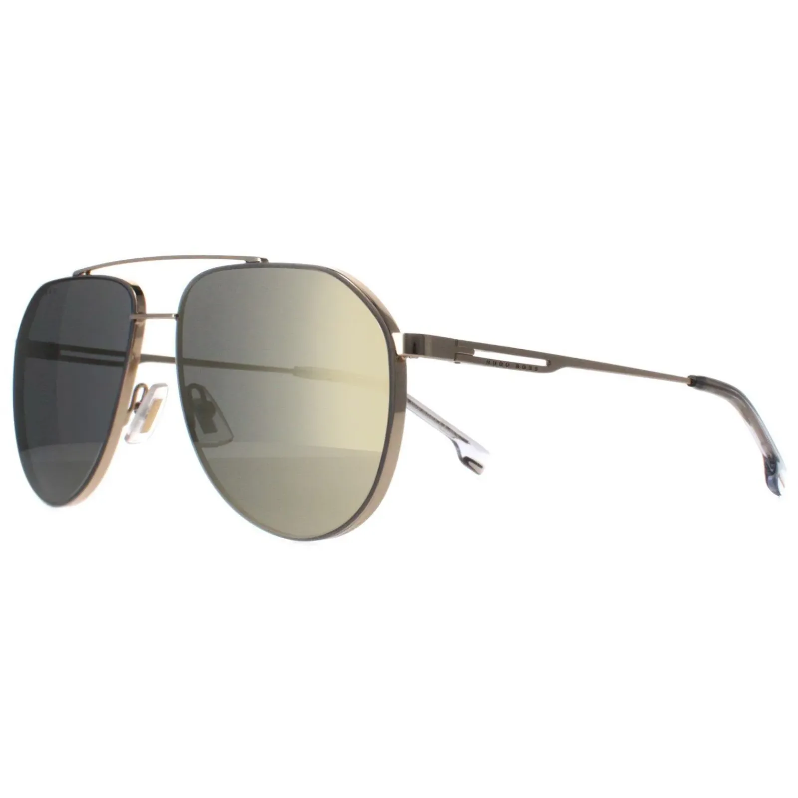 Hugo Boss Aviator|Hugo Boss^Sunglasses BOSS 1326/S J5G Gold Grey Gold Mirror