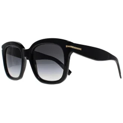 Hugo Boss Square^Sunglasses BOSS 1731/S 807 9O Shiny Black Grey Gradient with