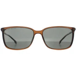 Hugo Boss Rectangle|Hugo Boss^Sunglasses BOSS 1185/S 09Q Transparent Brown Green