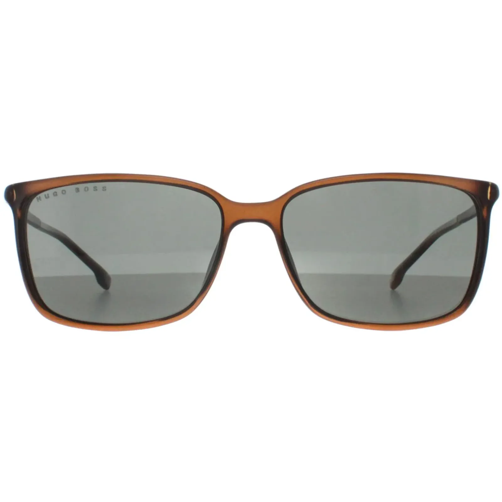 Hugo Boss Rectangle|Hugo Boss^Sunglasses BOSS 1185/S 09Q Transparent Brown Green