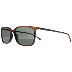 Hugo Boss Rectangle|Hugo Boss^Sunglasses BOSS 1185/S 09Q Transparent Brown Green