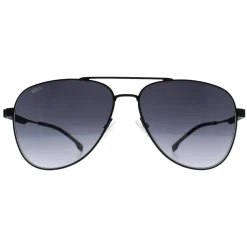 Hugo Boss Aviator|Hugo Boss^Sunglasses BOSS 1641/S 003 9O Matte Black Dark Grey Gradient