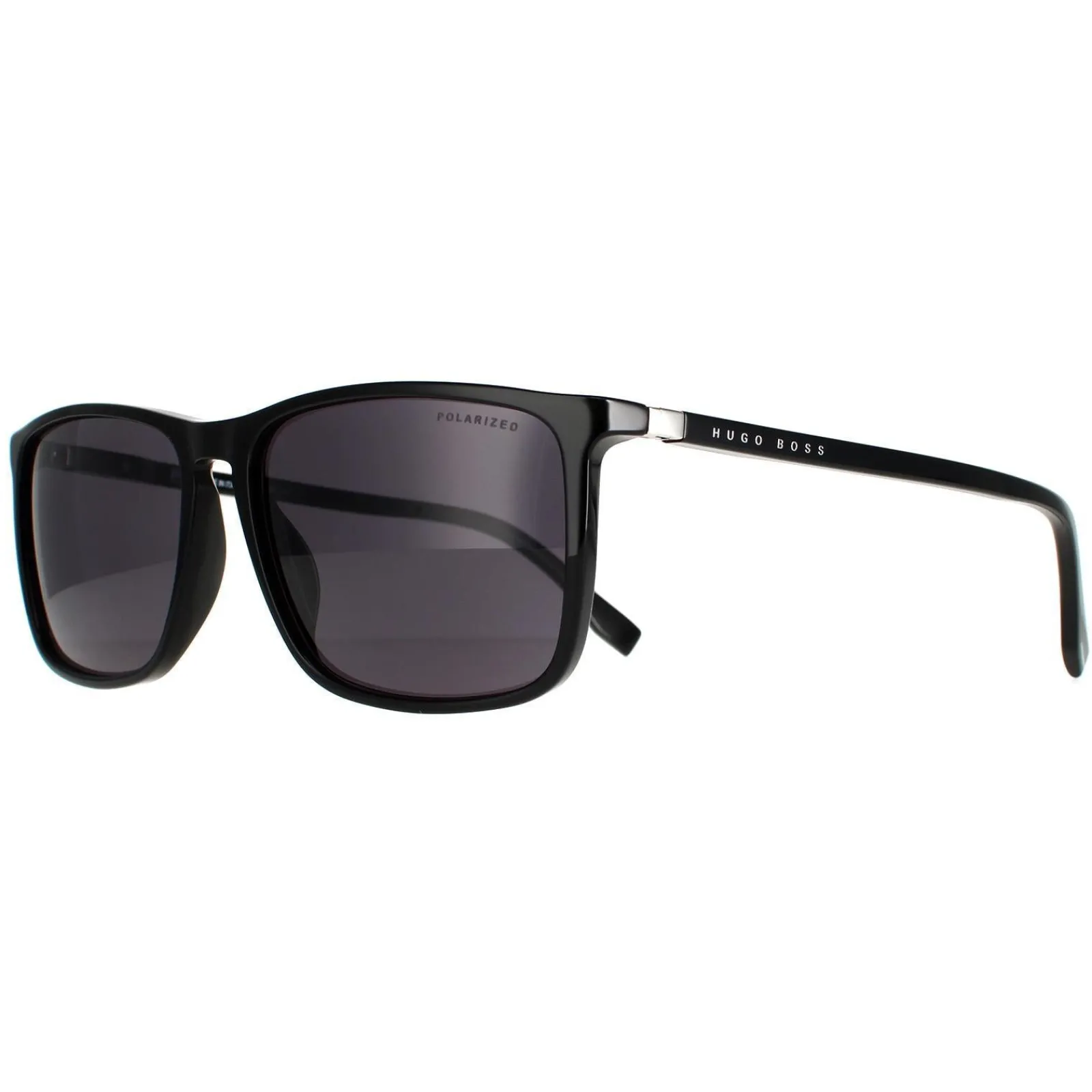 Hugo Boss Polarised^Sunglasses BOSS 0665/S/IT 807 M9 Black Grey Polarized