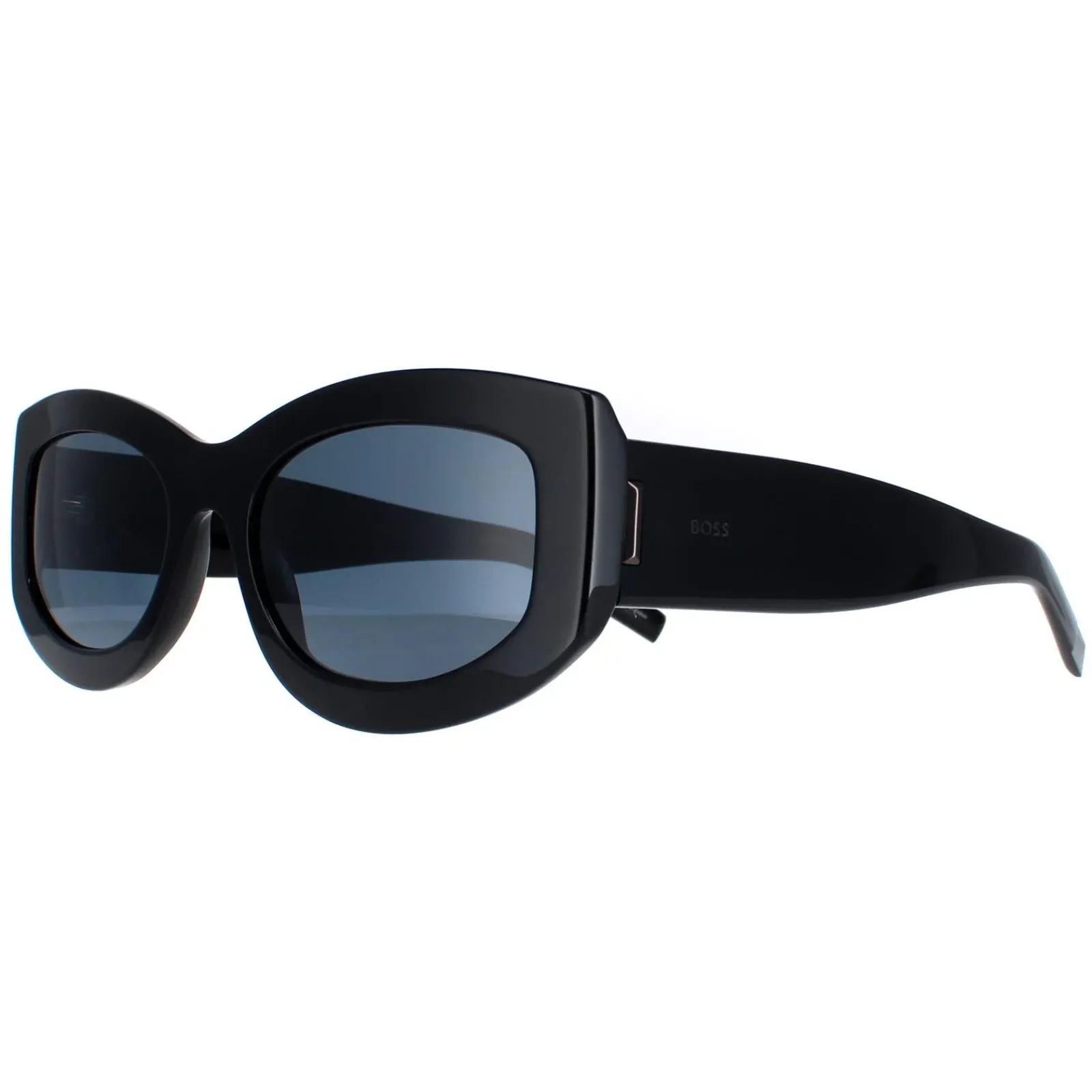 Hugo Boss Butterfly^Sunglasses BOSS 1455/S 807 IR Black Dark Grey