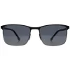 Hugo Boss Rectangle|Hugo Boss^Sunglasses BOSS 1635/S TI7 IR Matte Black Ruthenium Grey