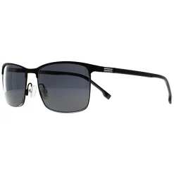 Hugo Boss Rectangle|Hugo Boss^Sunglasses BOSS 1635/S TI7 IR Matte Black Ruthenium Grey