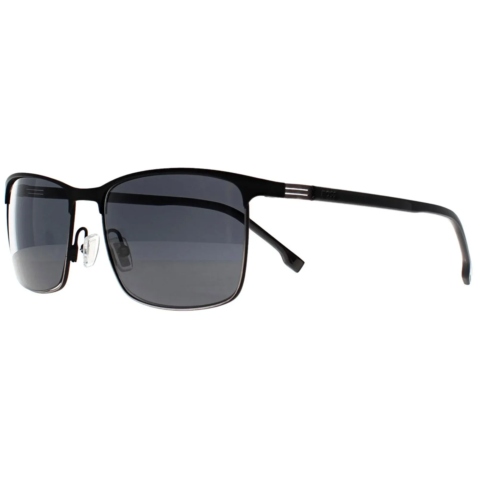 Hugo Boss Rectangle|Hugo Boss^Sunglasses BOSS 1635/S TI7 IR Matte Black Ruthenium Grey