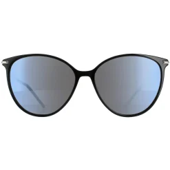 Hugo Boss Round|Hugo Boss^Sunglasses BOSS 1272/S 807 T4 Black Silver Mirror