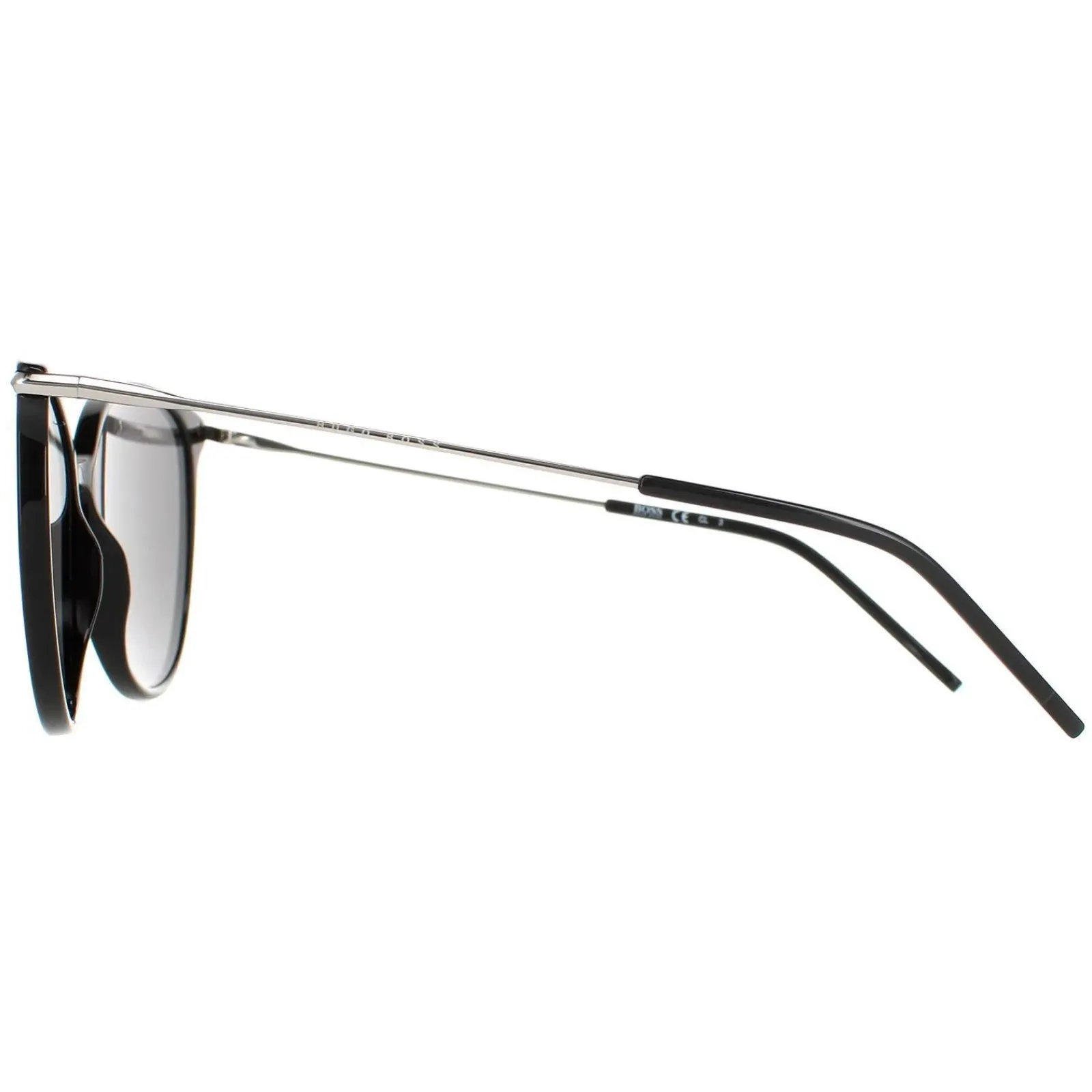 Hugo Boss Round|Hugo Boss^Sunglasses BOSS 1272/S 807 T4 Black Silver Mirror