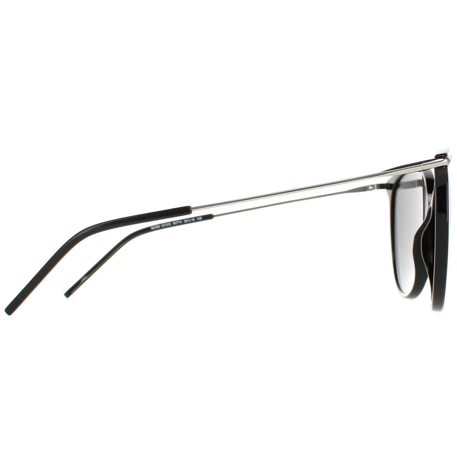 Hugo Boss Round|Hugo Boss^Sunglasses BOSS 1272/S 807 T4 Black Silver Mirror