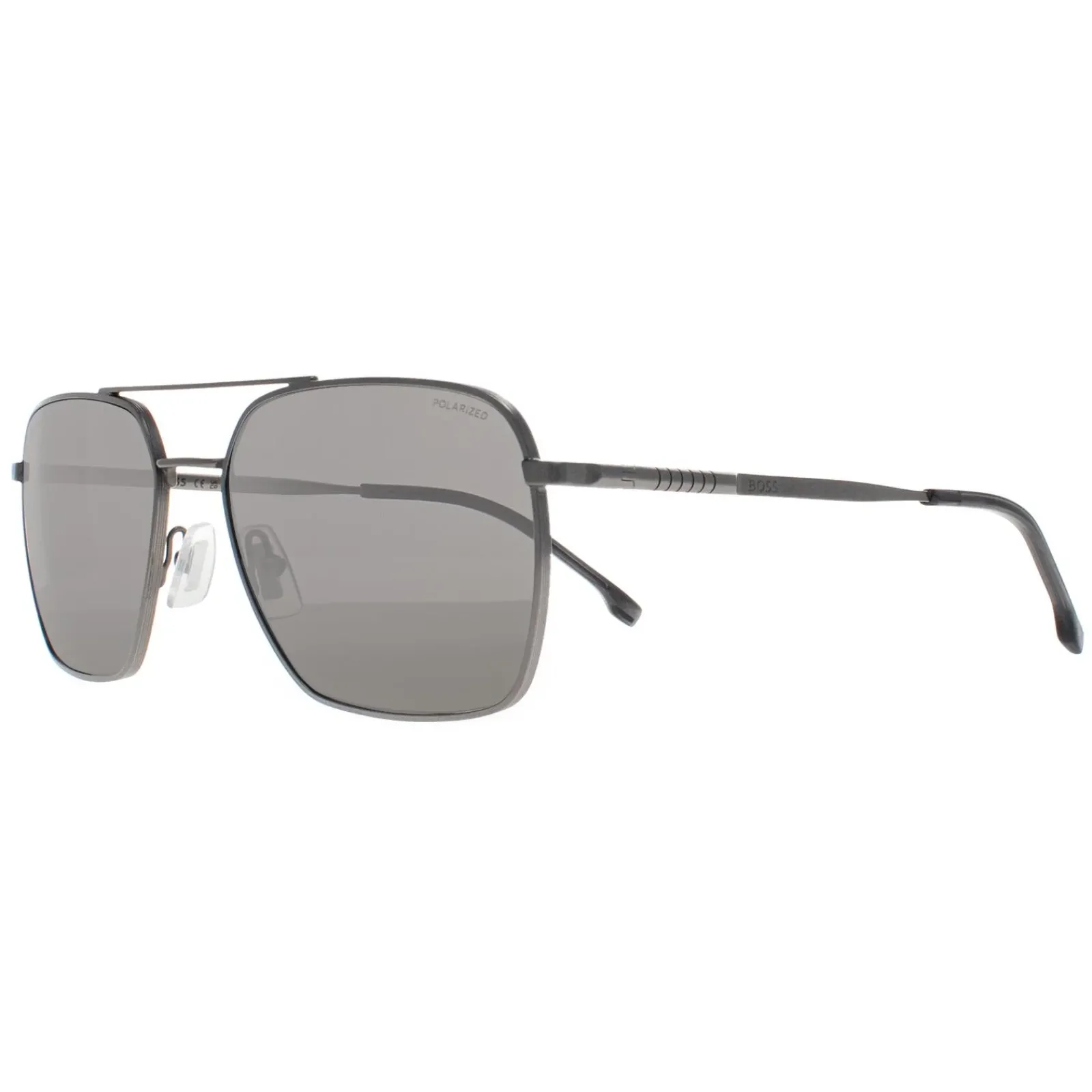 Hugo Boss Polarised|Aviator^Sunglasses BOSS 1414/S R80 M9 Matte Dark Ruthenium Grey Pola