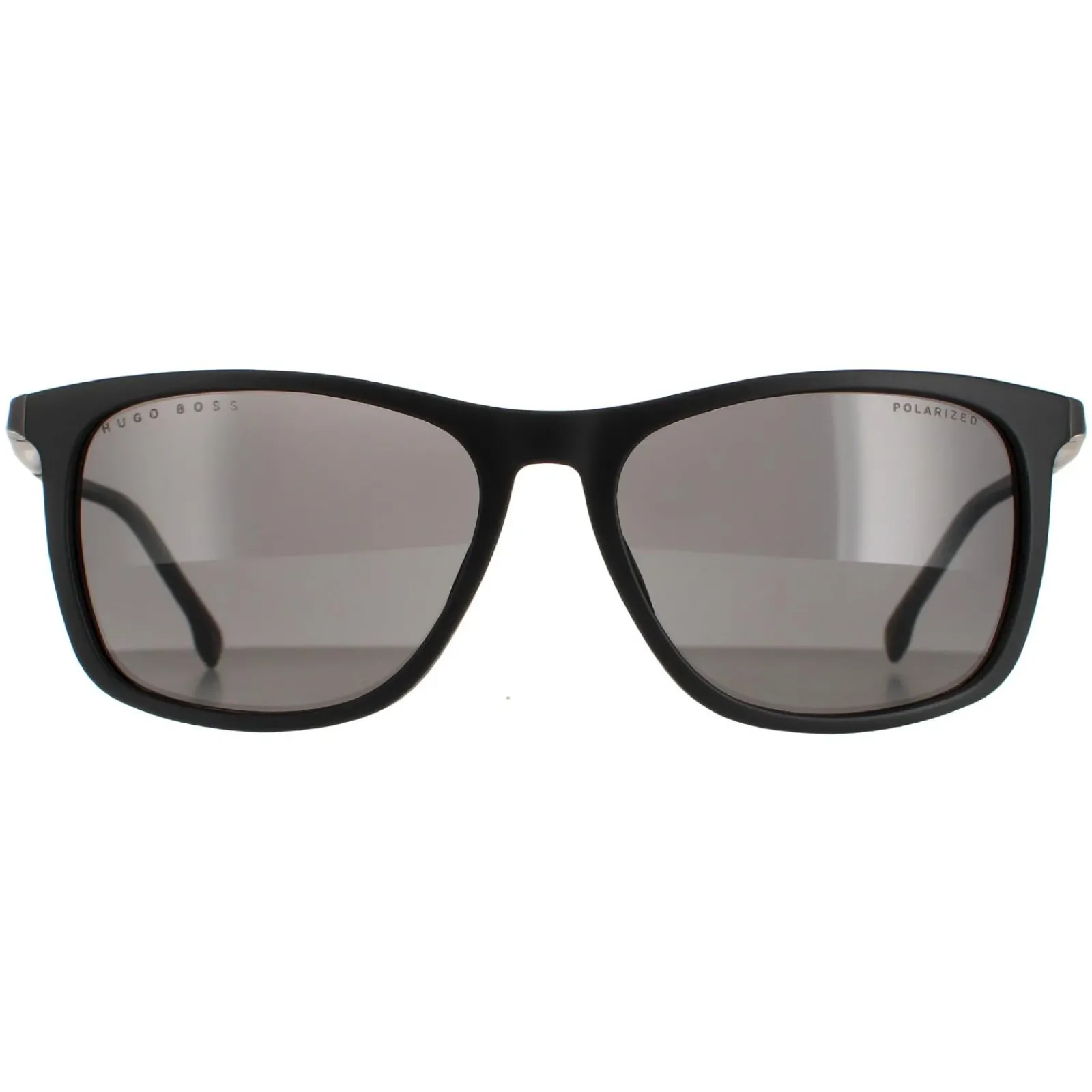 Hugo Boss Polarised|Rectangle^Sunglasses BOSS 1249/S/IT 003 M9 Matte Black Grey Polarized