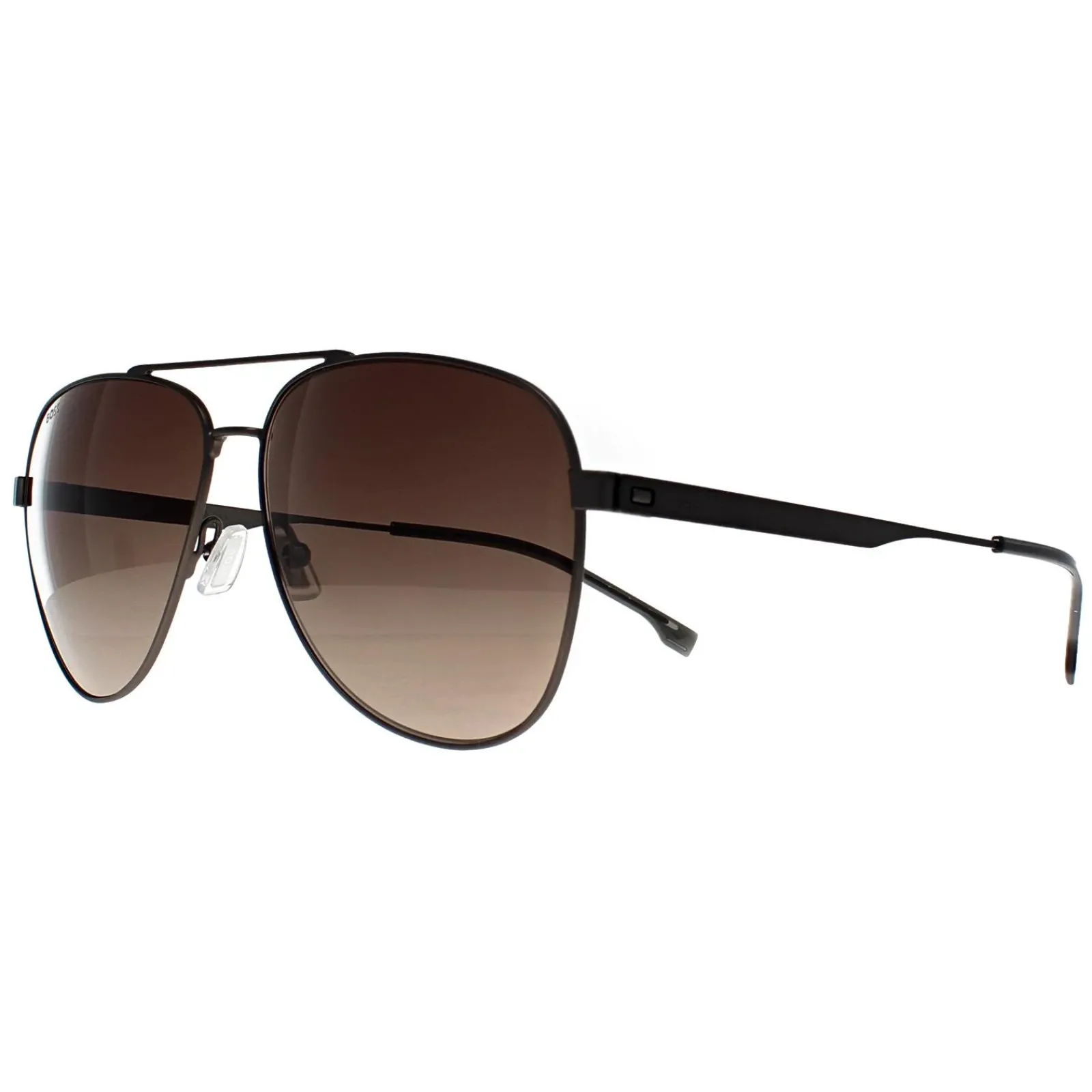 Hugo Boss Aviator|Hugo Boss^Sunglasses BOSS 1641/S R80 HA Matte Dark Ruthenium Brown Gra