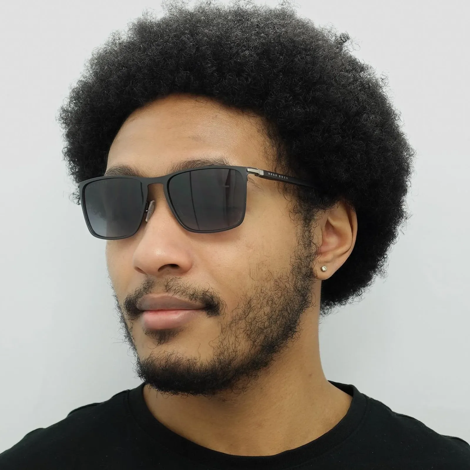 Hugo Boss Rectangle|Hugo Boss^Sunglasses BOSS 1004/S/IT 003 9O Matte Black Grey Gradient
