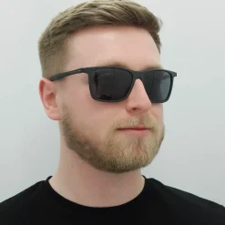 Hugo Boss Rectangle|Hugo Boss^Sunglasses BOSS 1078/S 003 IR Matte Black Grey