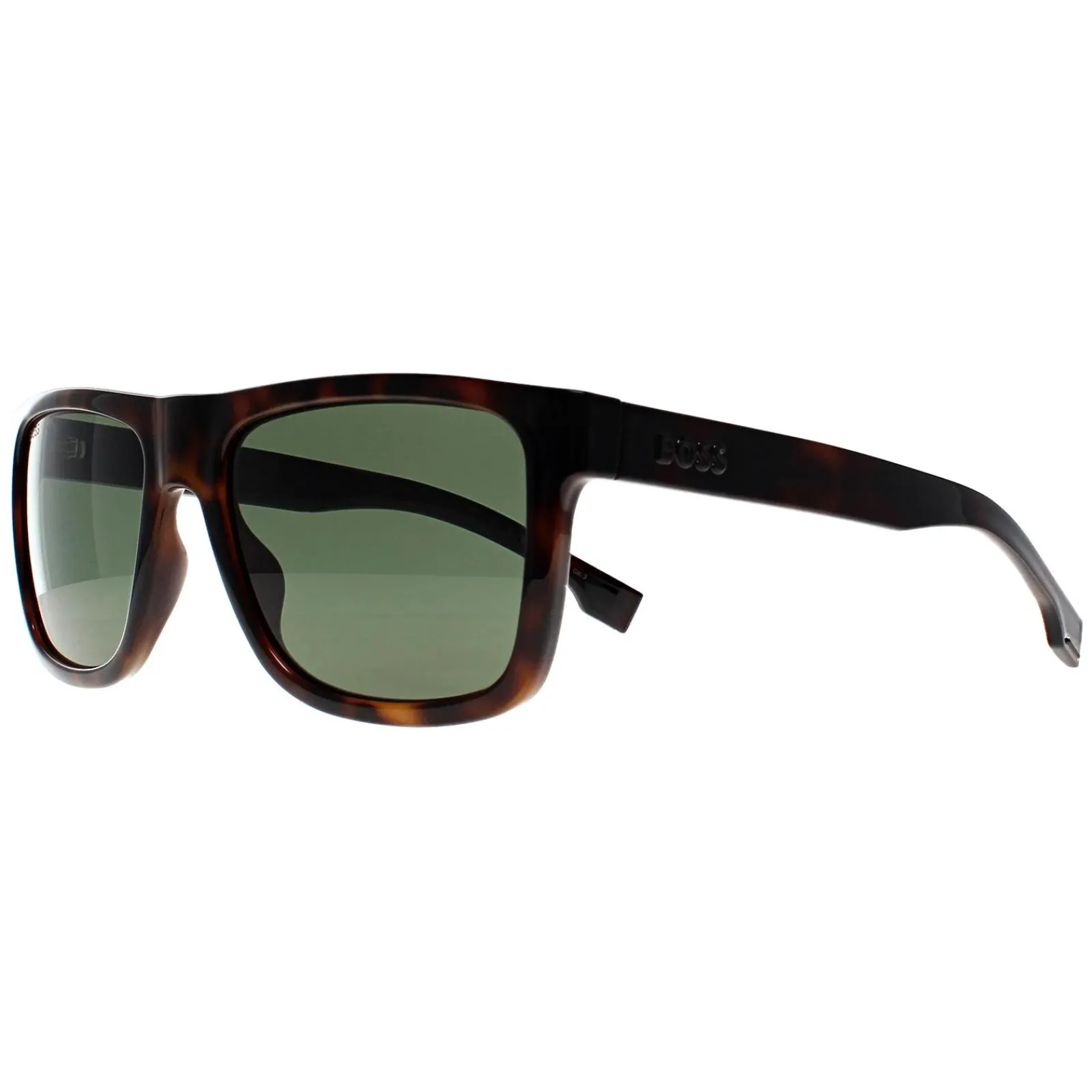 Hugo Boss Rectangle|Hugo Boss^Sunglasses BOSS 1647/S 086 QT Dark Havana Green