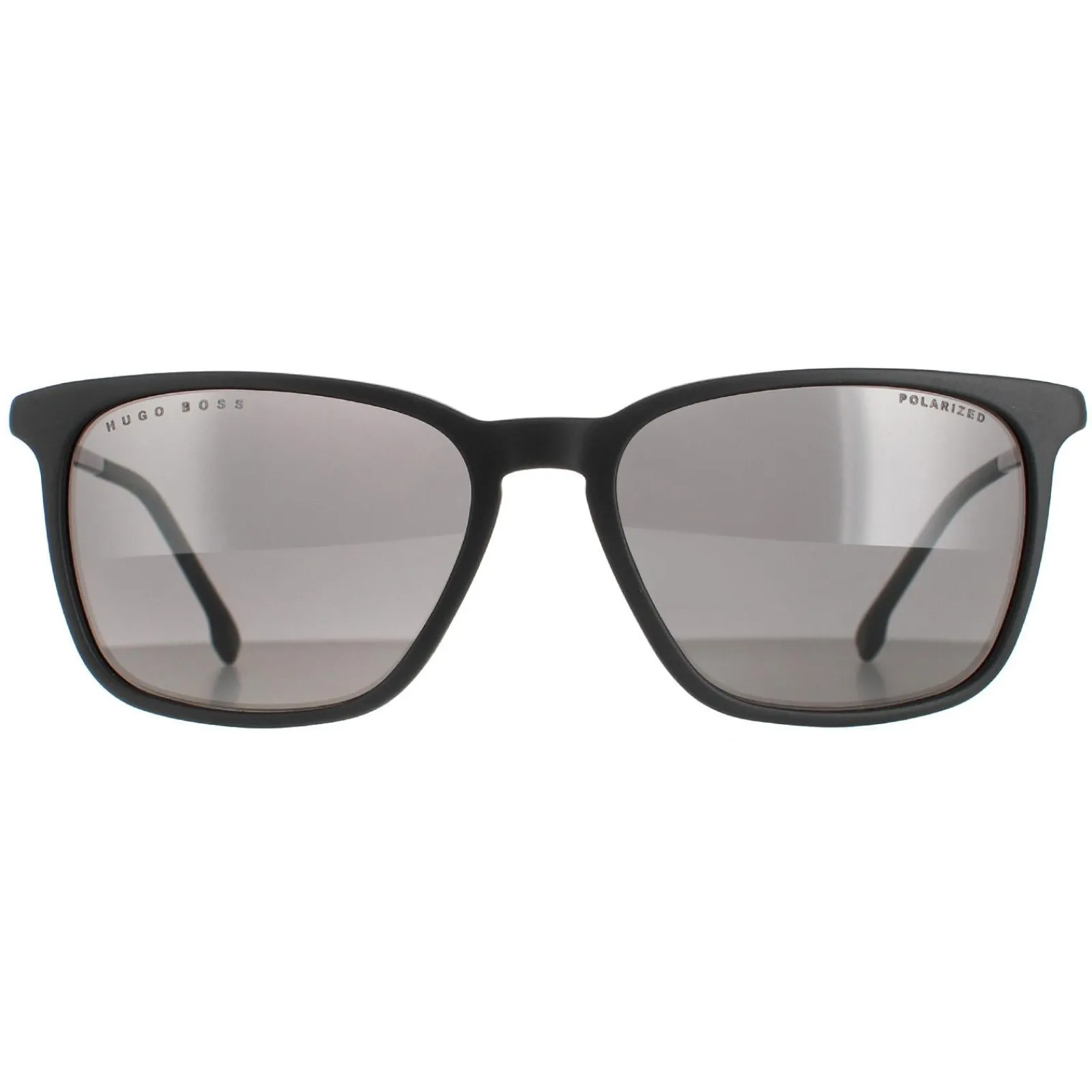 Hugo Boss Polarised|Rectangle^Sunglasses BOSS 1183/S/IT 003 M9 Matte Black Grey Polarised