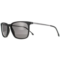 Hugo Boss Polarised|Rectangle^Sunglasses BOSS 1183/S/IT 003 M9 Matte Black Grey Polarised