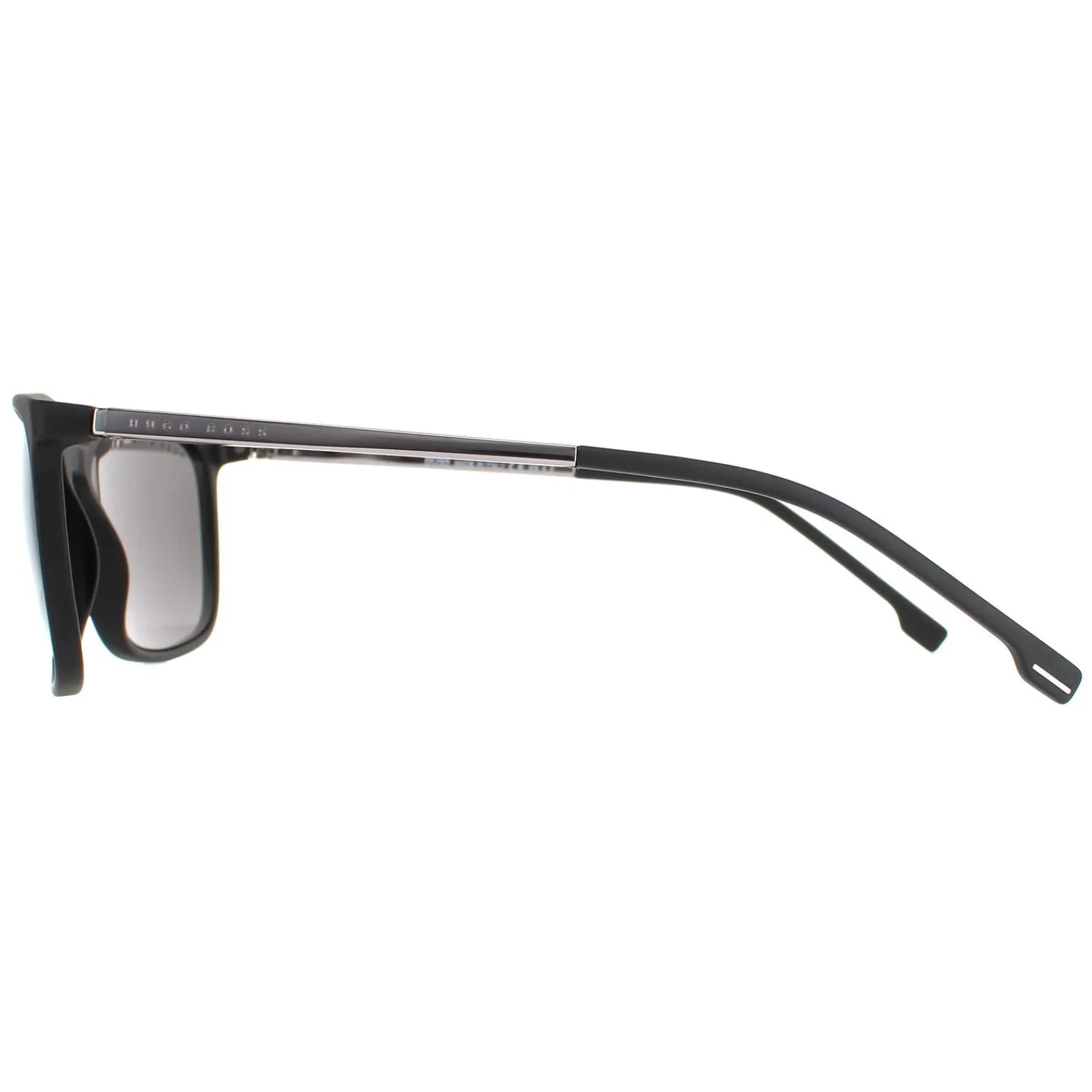 Hugo Boss Polarised|Rectangle^Sunglasses BOSS 1183/S/IT 003 M9 Matte Black Grey Polarised