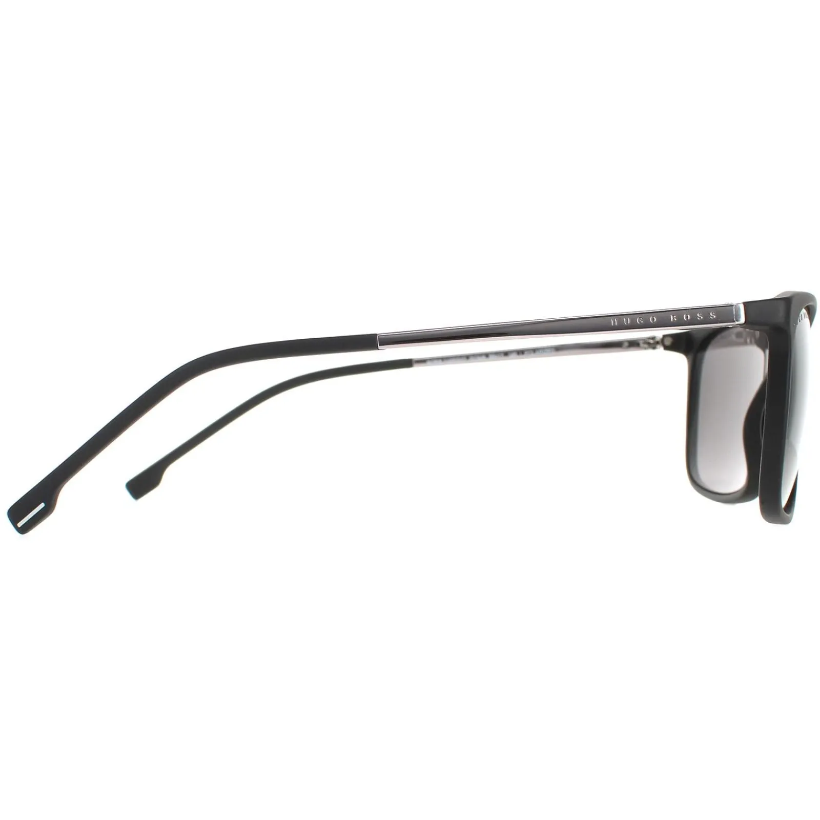 Hugo Boss Polarised|Rectangle^Sunglasses BOSS 1183/S/IT 003 M9 Matte Black Grey Polarised