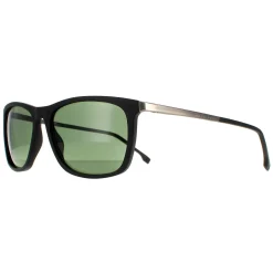 Hugo Boss Rectangle|Hugo Boss^Sunglasses BOSS 1249/S/IT 003 QT Matte Black Green