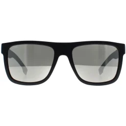 Hugo Boss Rectangle|Hugo Boss^Sunglasses BOSS 1647/S 003 T4 Matte Black Silver Mirror