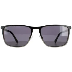 Hugo Boss Rectangle|Hugo Boss^Sunglasses BOSS 1004/S O6W IR Black Ruthenium and Dark Grey