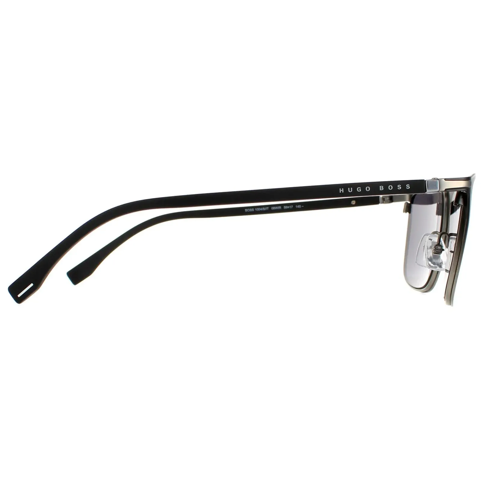 Hugo Boss Rectangle|Hugo Boss^Sunglasses BOSS 1004/S O6W IR Black Ruthenium and Dark Grey