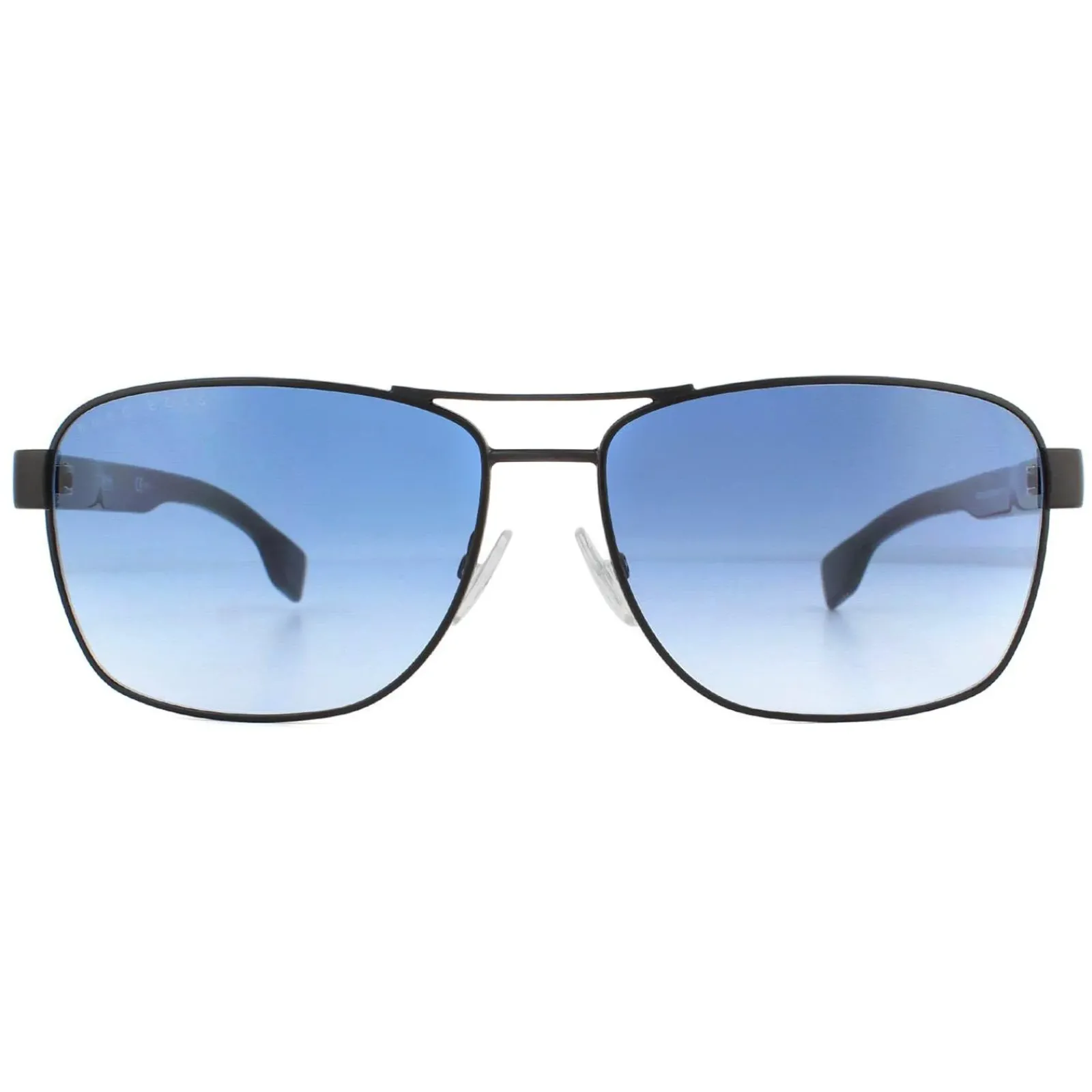 Hugo Boss Rectangle|Hugo Boss^Sunglasses BOSS 1240/S 003/08 Matte Black Blue Gradient