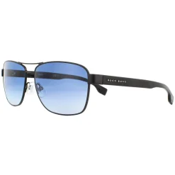 Hugo Boss Rectangle|Hugo Boss^Sunglasses BOSS 1240/S 003/08 Matte Black Blue Gradient